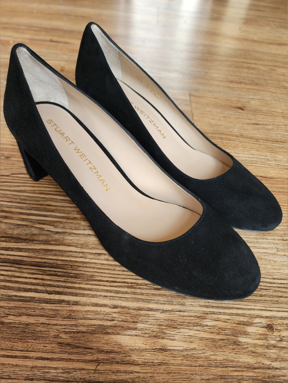 Size 7.5 - 🆕️ STUART WEITZMAN BABETTE Pump 60 Black Heel $495 - Picture 5 of 13